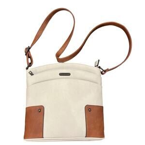 CLUCI Crossbody Leather Purse Travel Triple Pockets Handbag Shoulder Bag